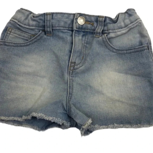 CHEROKEE EUC GIRLS JEAN DENIM JEANS SHORTS SUMMER CASUAL BLUE SPRING SIZE 6 6X - Picture 1 of 4